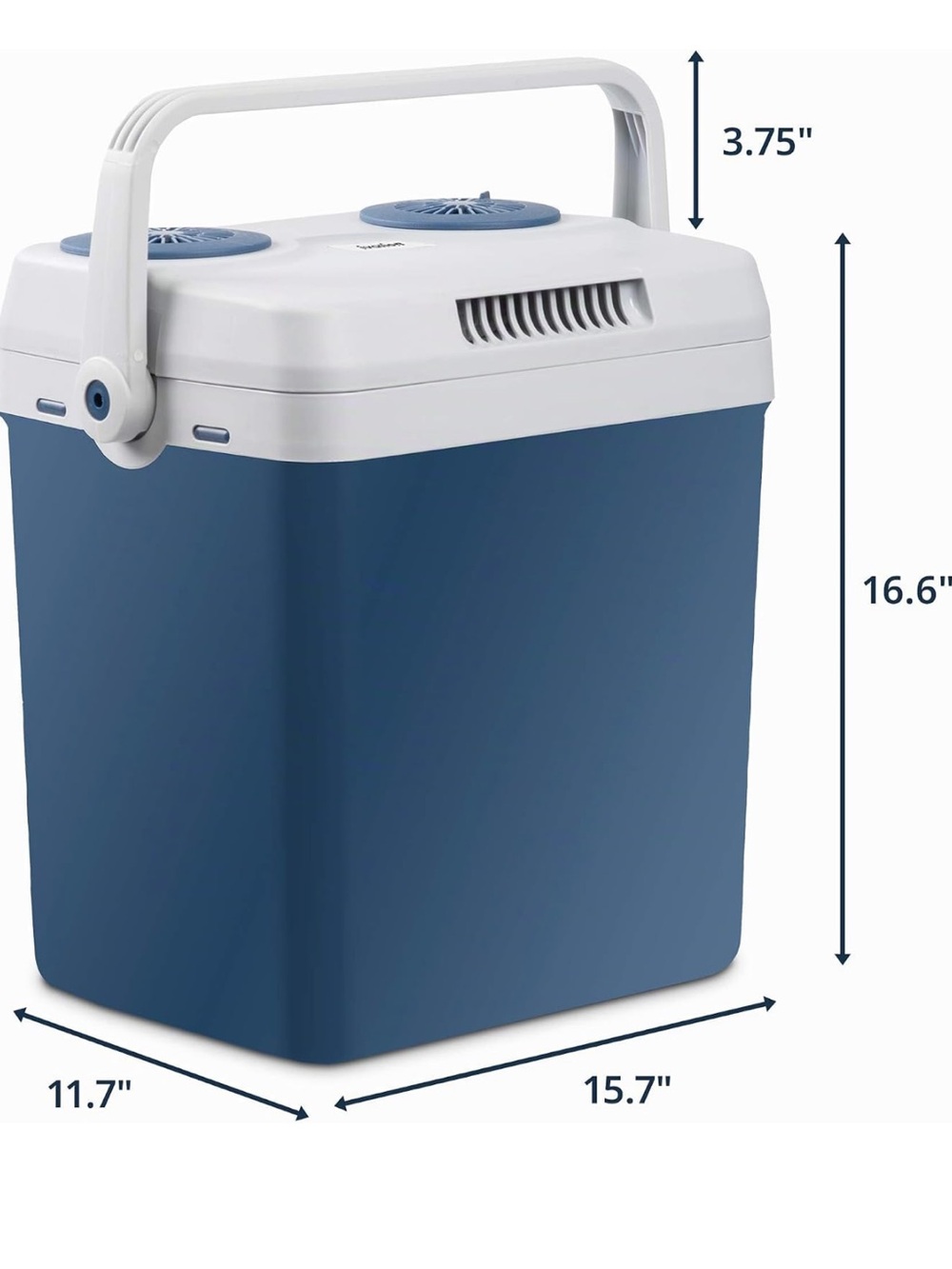 Lifestyle Portable Cooler with Blue Vents